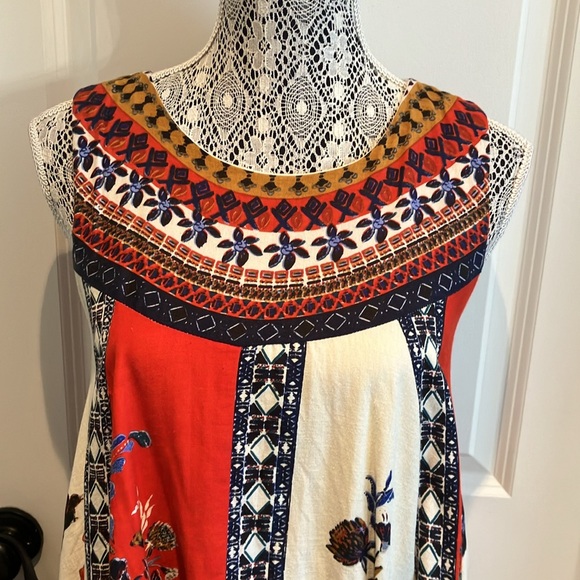 Anthropologie Mauve Cirque swing dress. - Picture 3 of 11